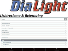 Tablet Screenshot of dialight.nl
